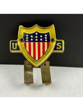 Vintage Annin US 13 Stars Auto Bike Parade Flag Holder